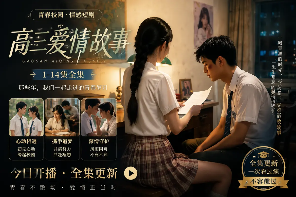 《高三爱情故事》黄果魔改AI短剧未删减全集在线观看 - 蓝光修复中字版高清零卡顿 - 百度阿里云盘资源直链下载 - 青春校园爱情全程高能