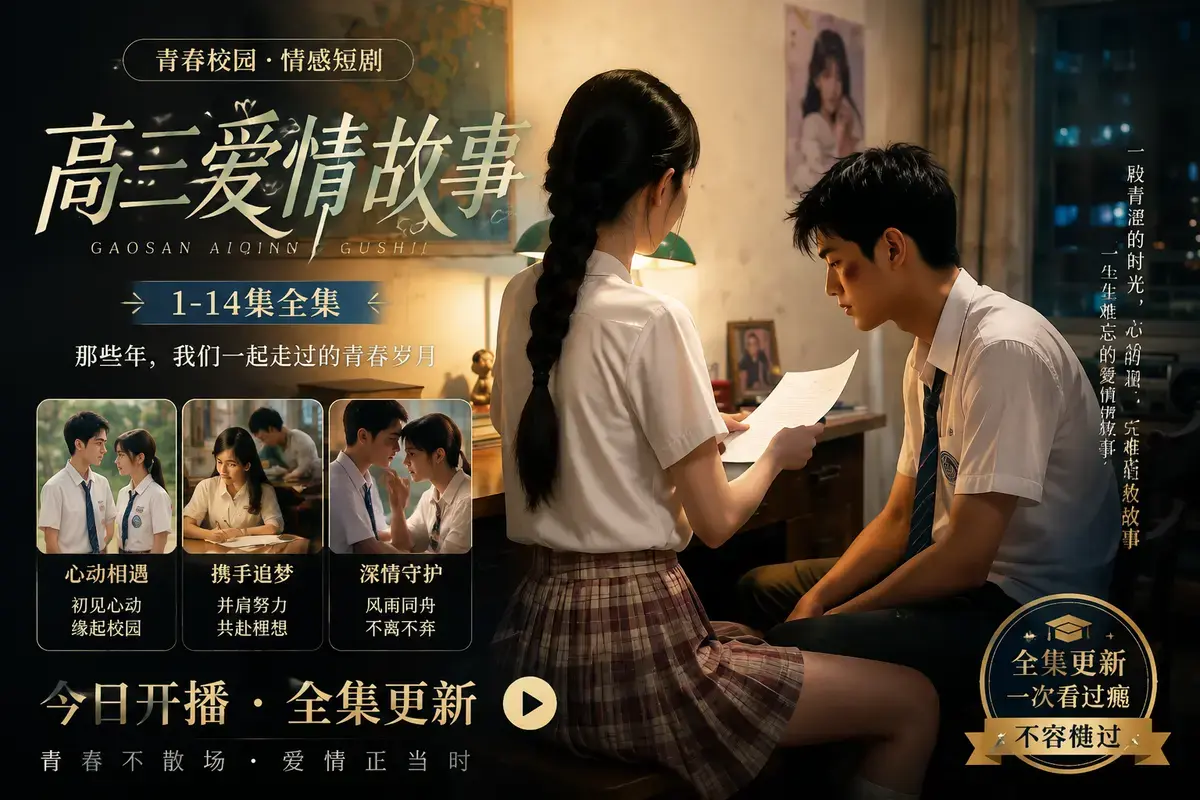 《AI短剧：B中爱情故事》资源下载-B中爱情故事高清全集免费在线观看-林澈苏晚晴小熊篇-无删减完整呈现